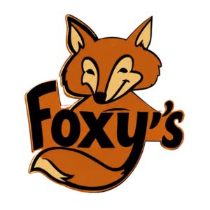 Foxy’s logo, sponsor of the Sanding Ovations sand sculpting event